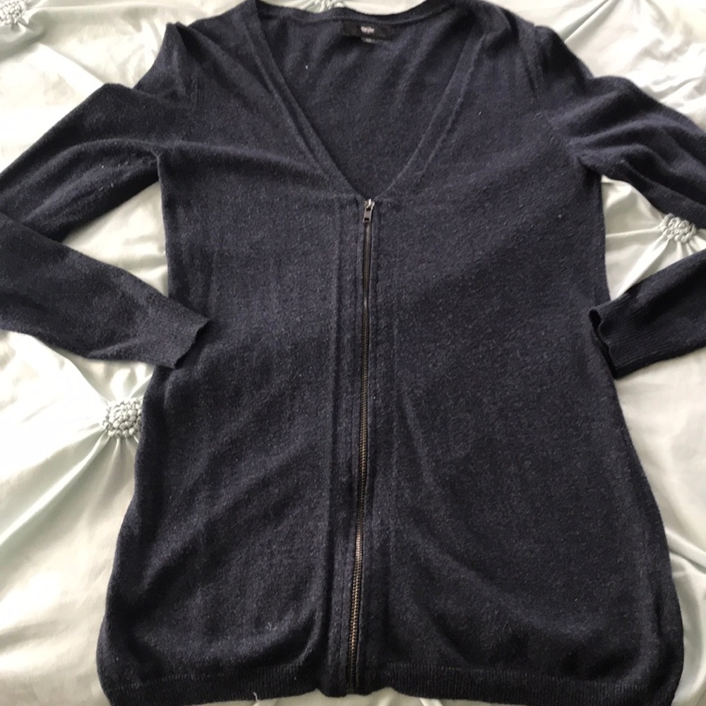 Zip Cardigan Sweater